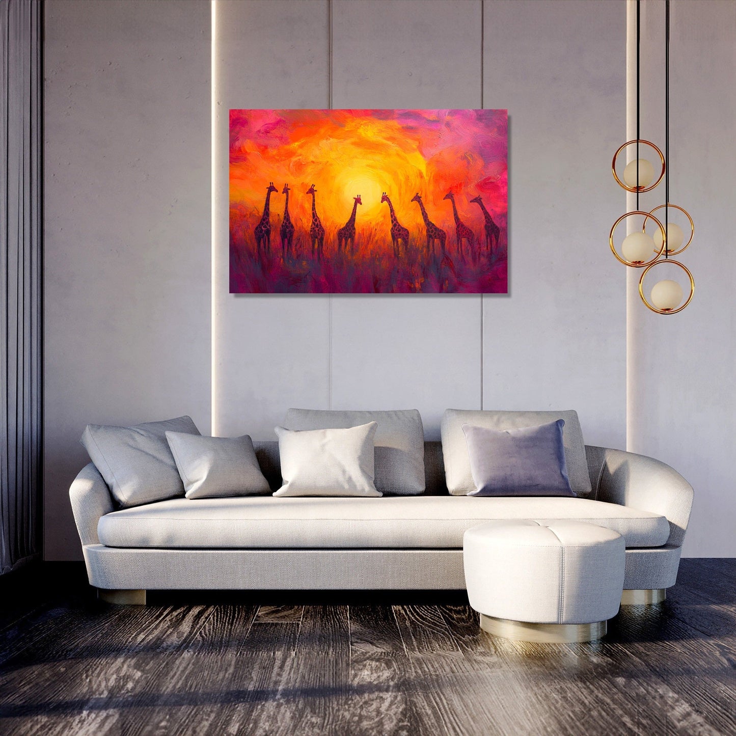 Giraffe Reverie Canvas