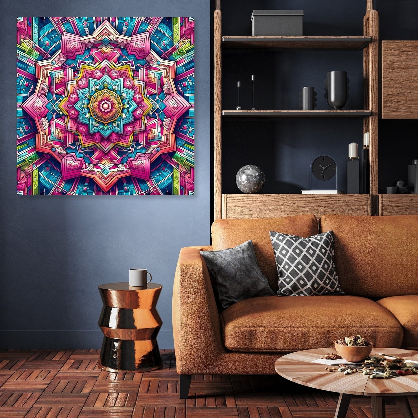 Labyrinthine Vibrance Canvas