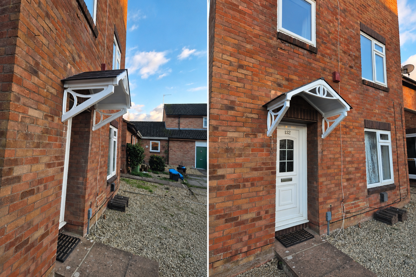 Rockingham Door Canopy 149cm - Flat Pack Porch Canopy