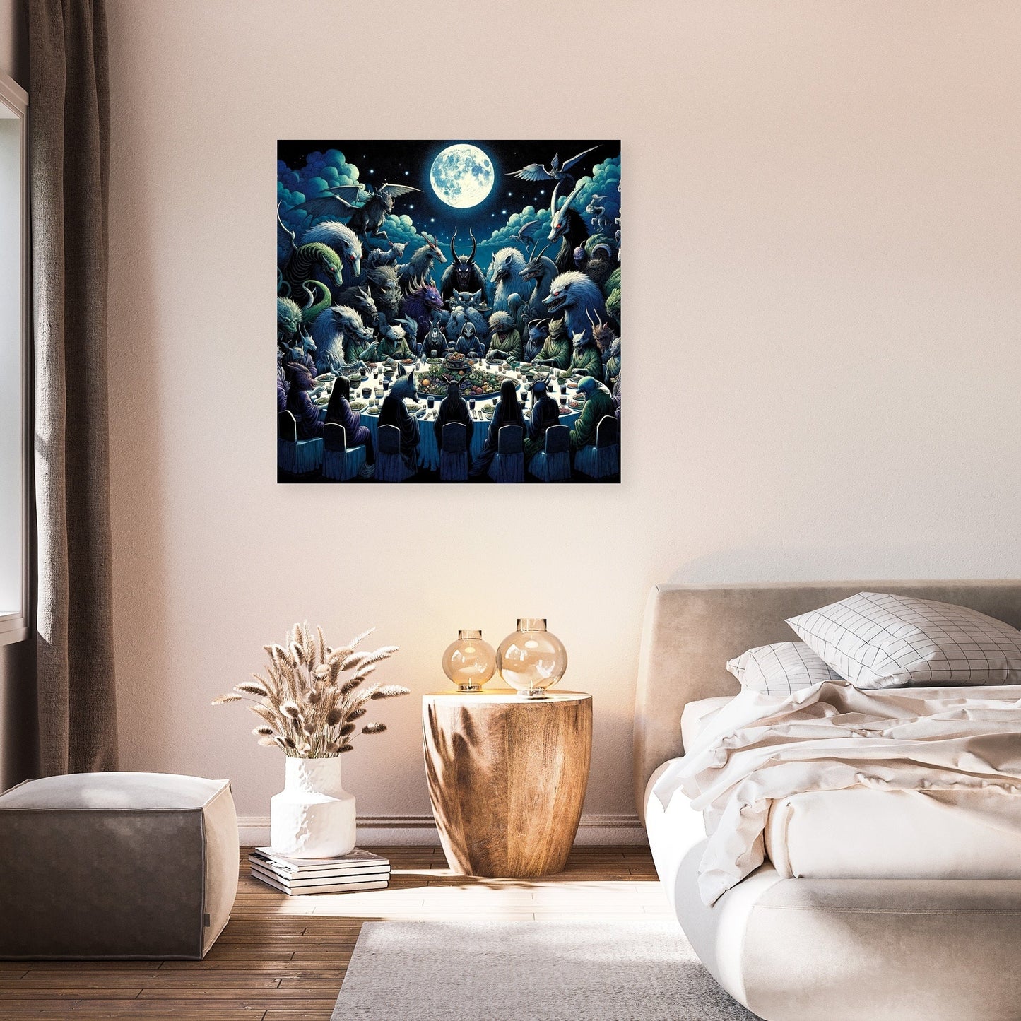 Banquet of the Yokai Canvas