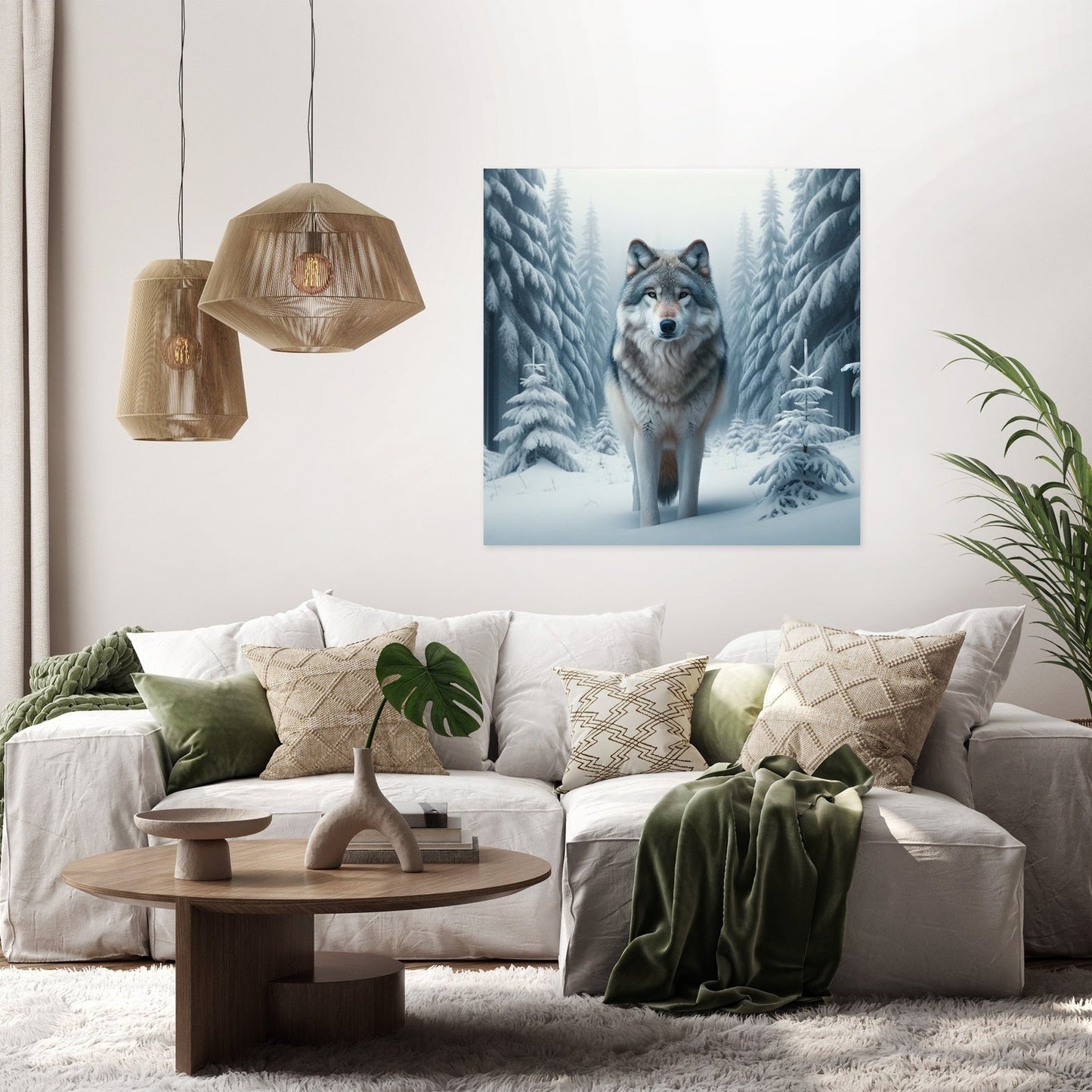 Winter's Sentinel Canvas