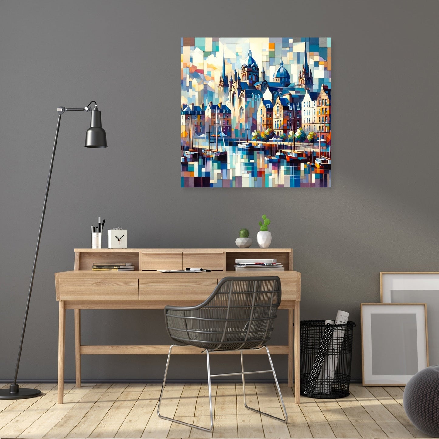 Edinburgh's Cubist Leith Marina Canvas