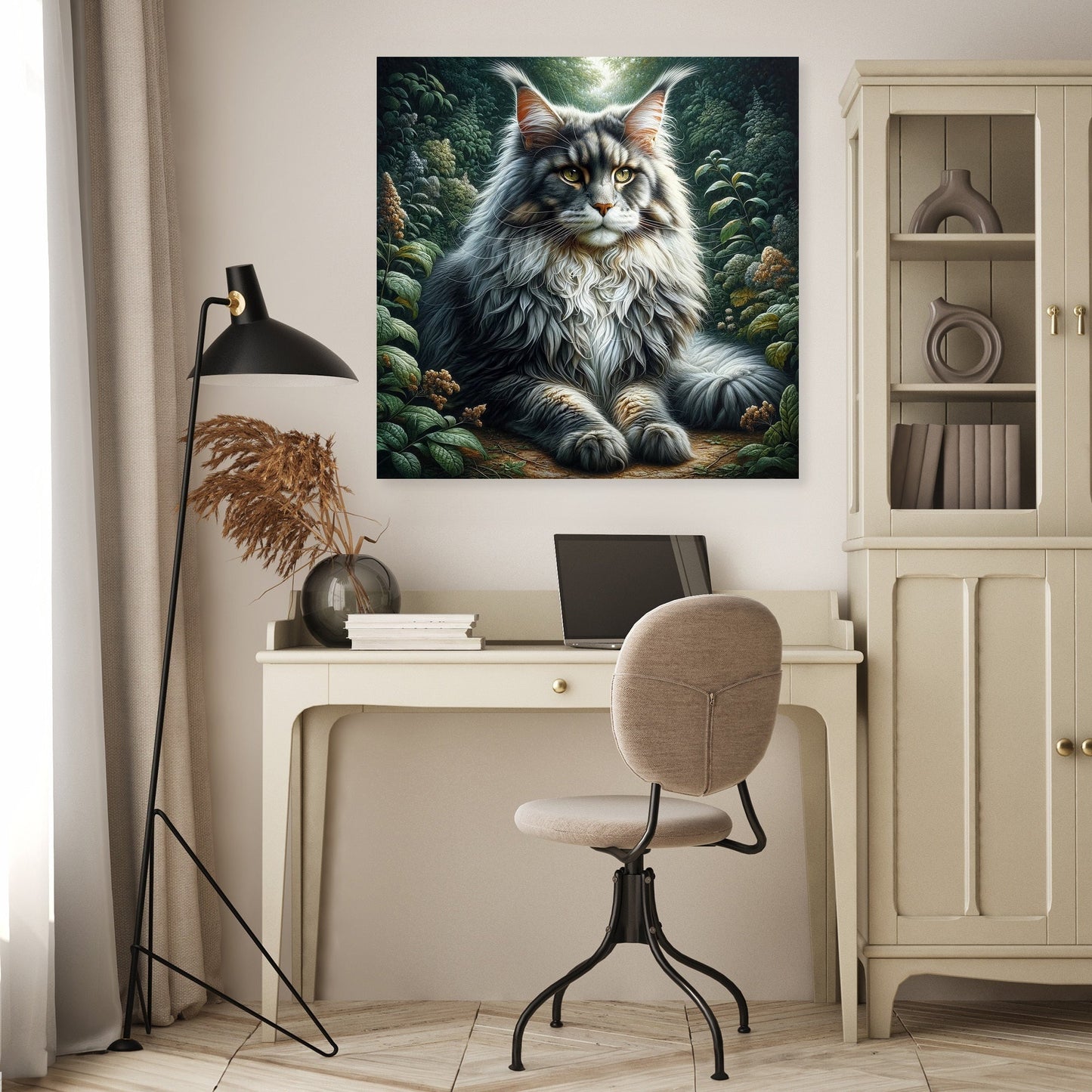 Majestic Maine Coon Canvas
