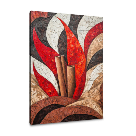 Geometric Spice Canvas