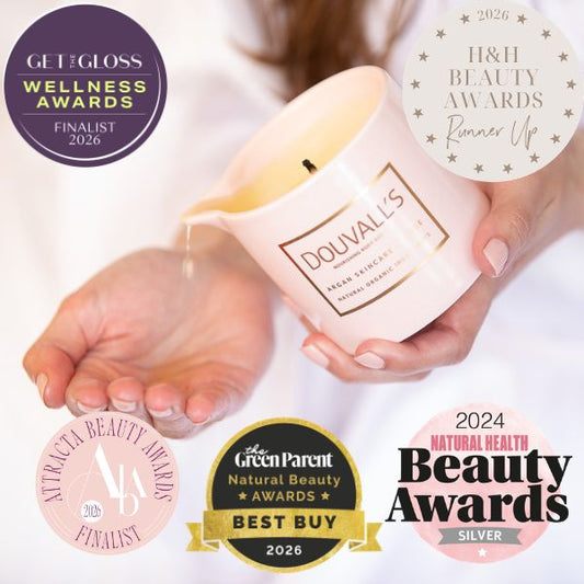 Argan Massage Candle - Orangery Orchard 180g | Intensely Nourishing and Hydrating Body Treatment