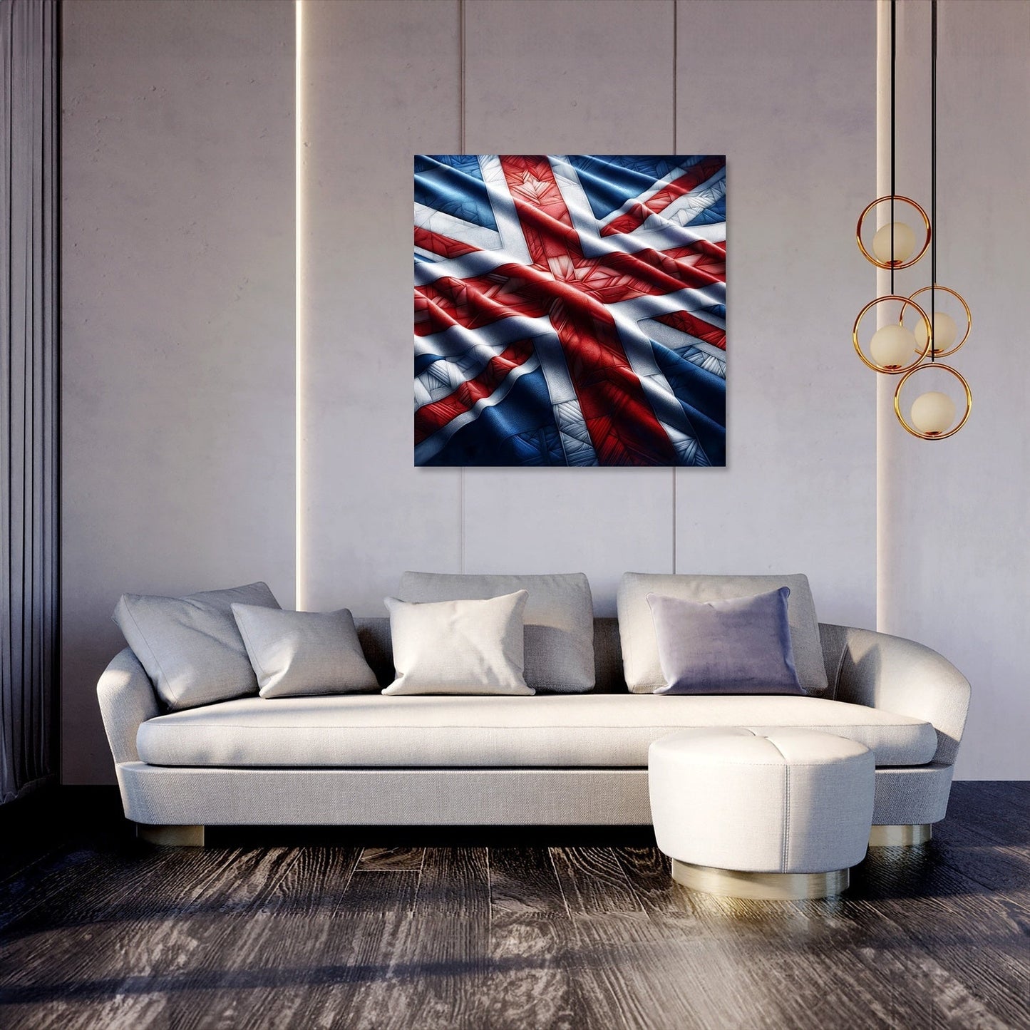 United Kingdom Flag Canvas