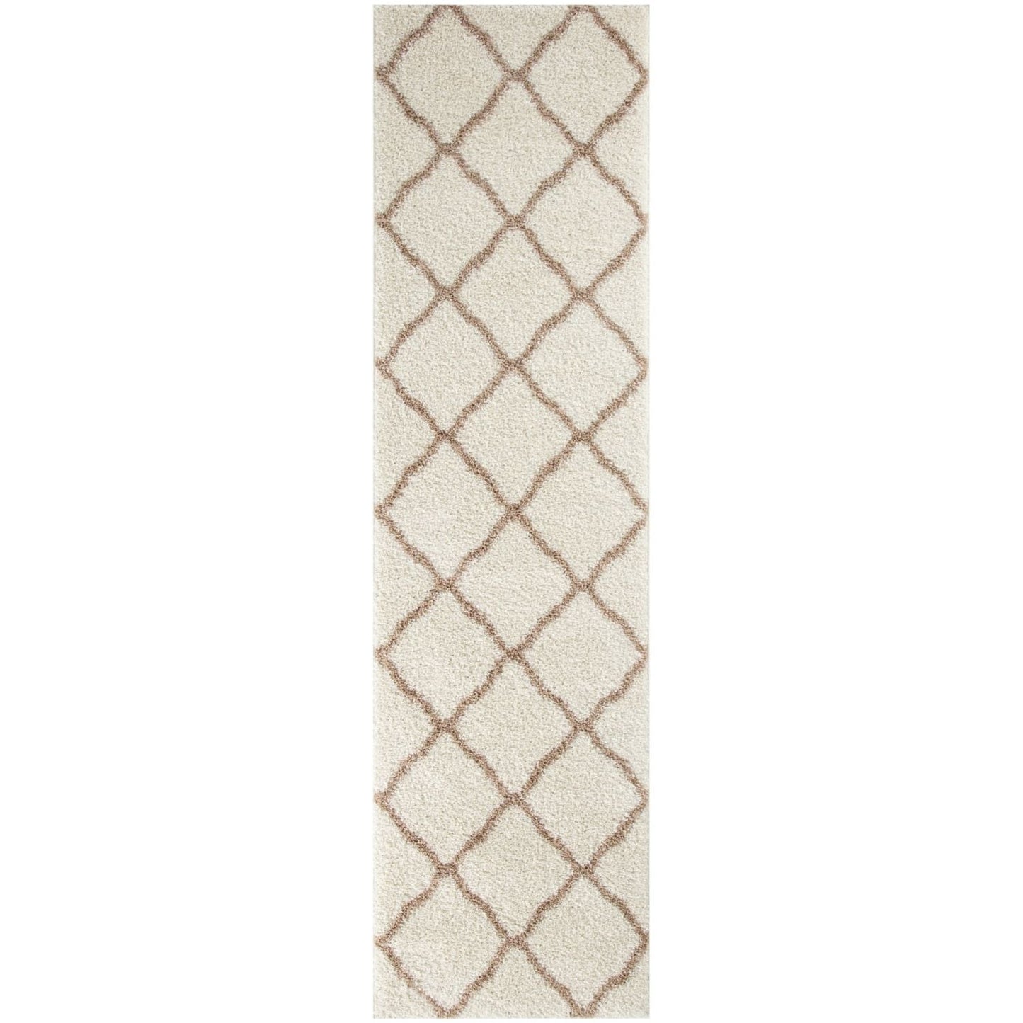 Moroccan Ivory Shaggy Rug | 730