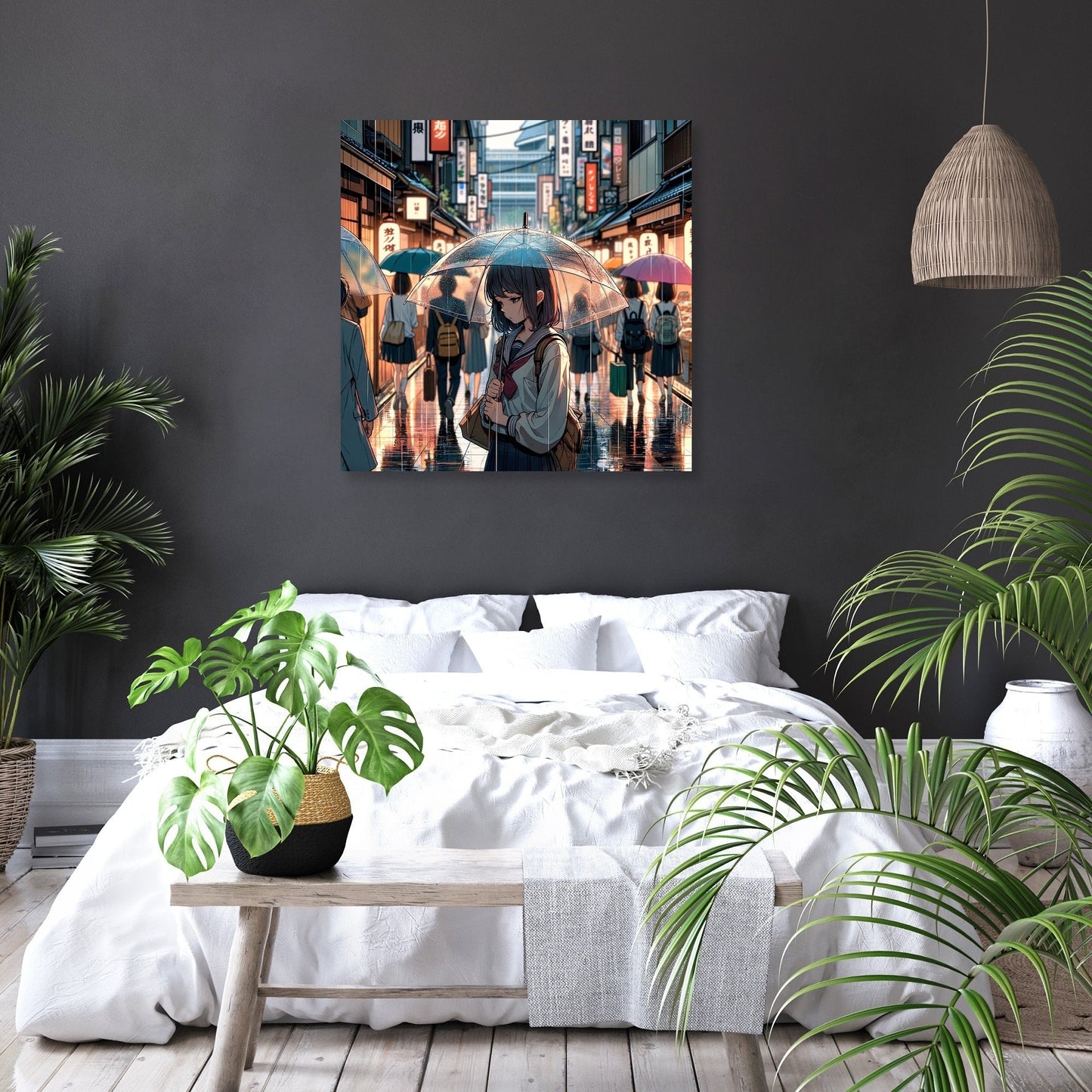 Rainy Day Reflections Canvas