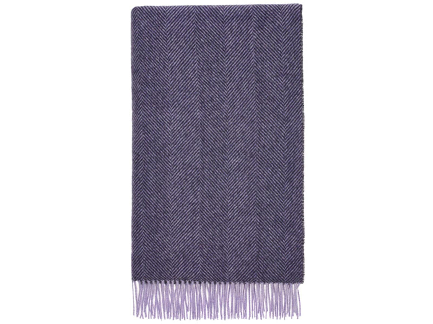 Sweet Shop Herringbone Pure New Wool Throws