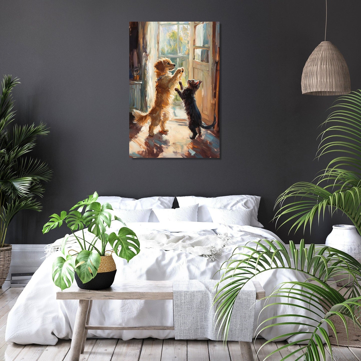 Curious Companions Canvas