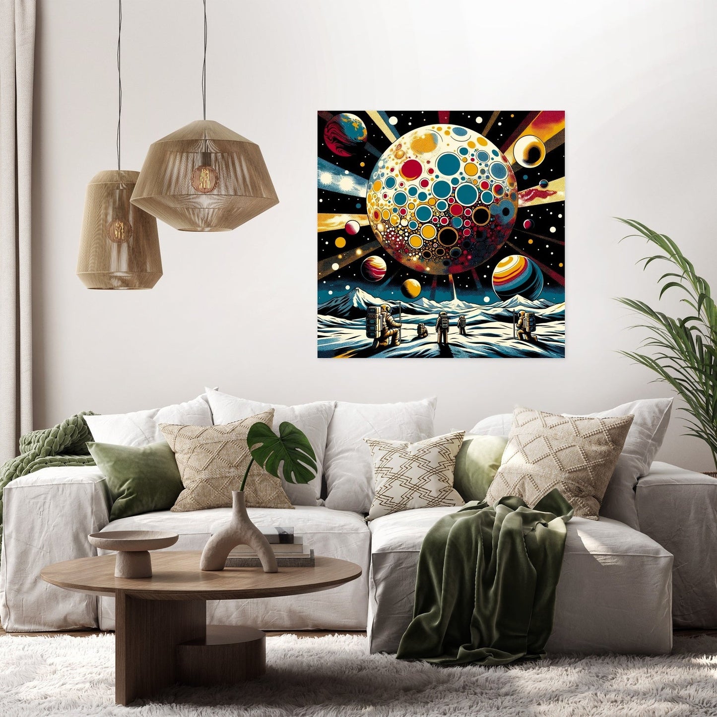 Cosmic Pop Exploration Canvas