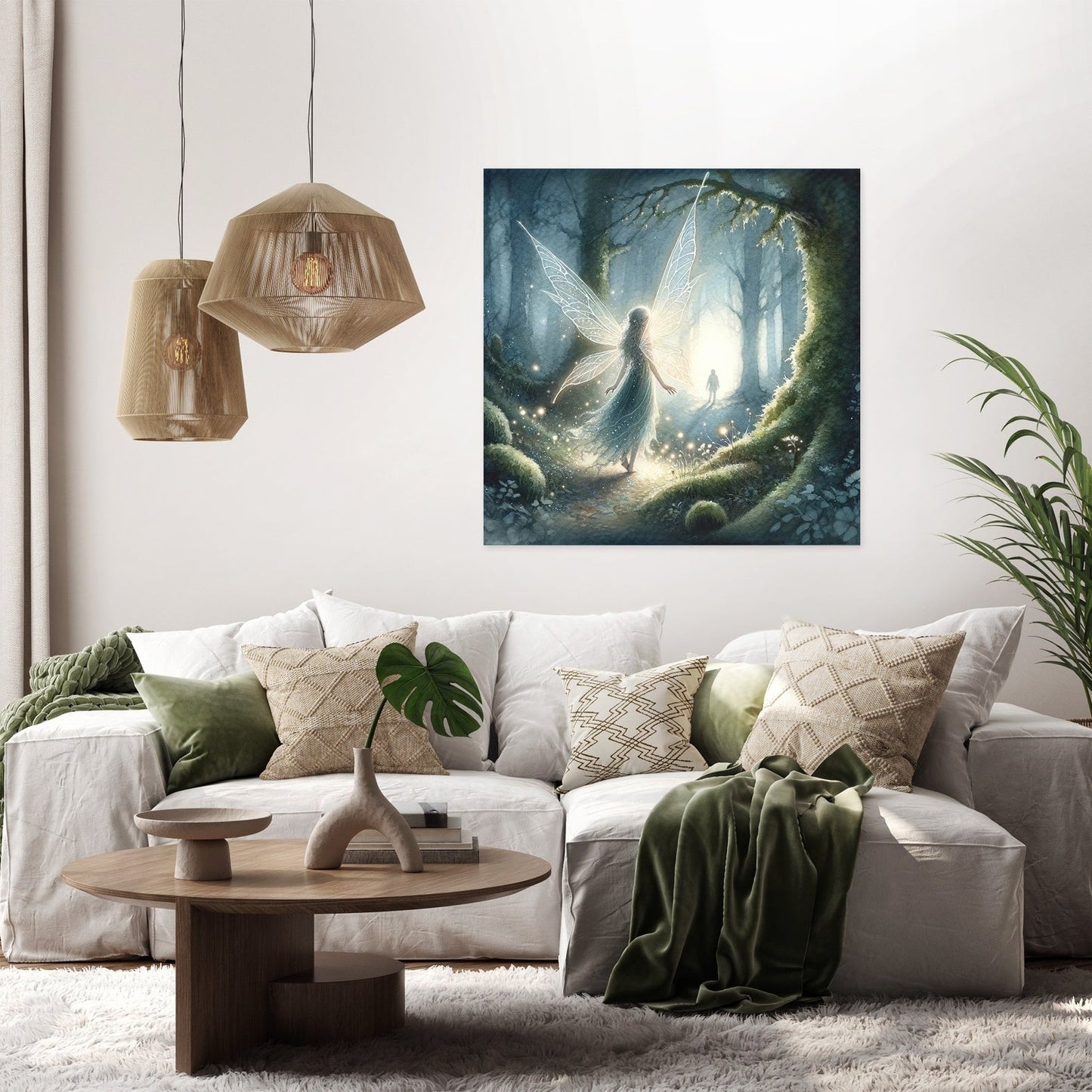 Twilight Guidance Fairy Canvas