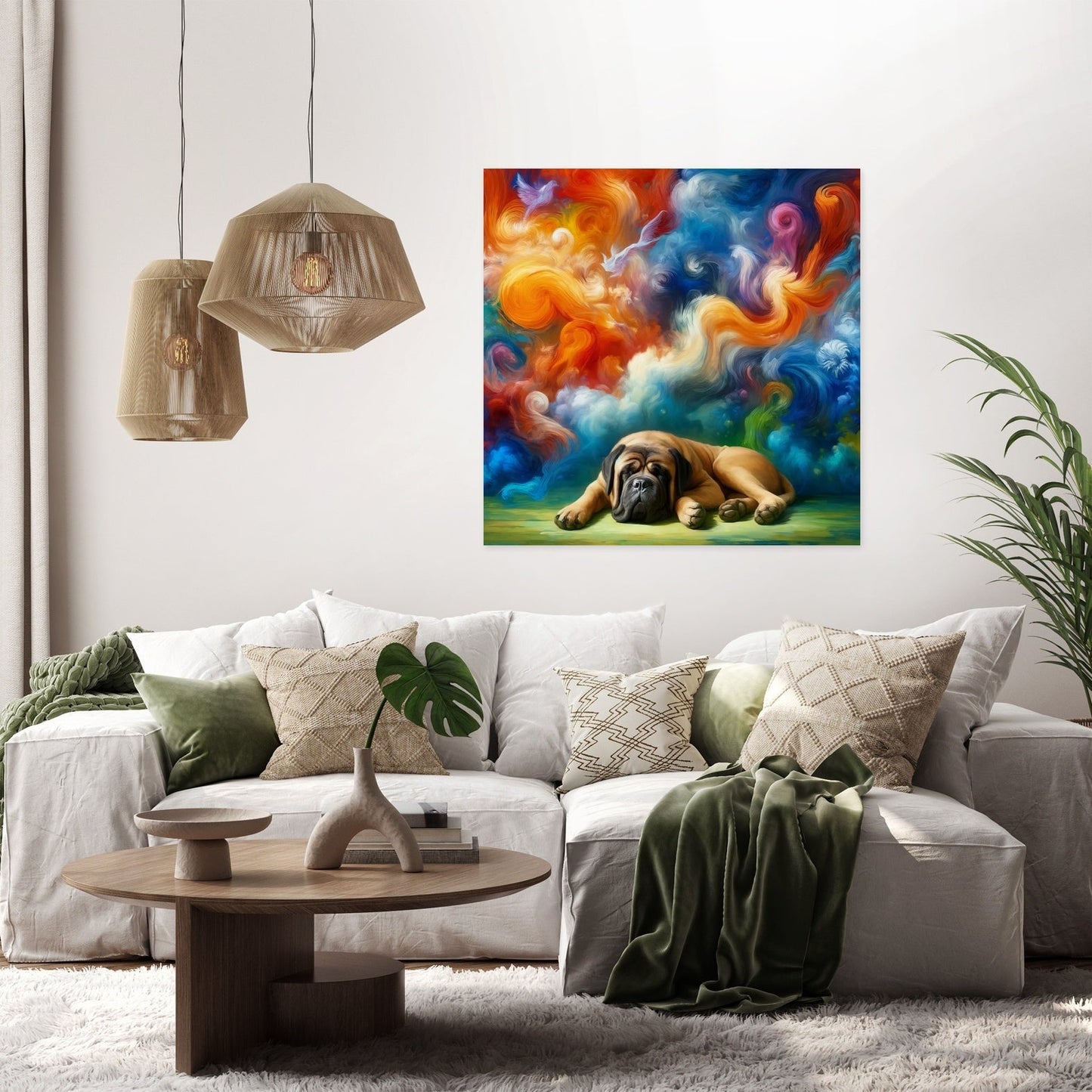 Dreamer's Realm Bullmastiff Canvas