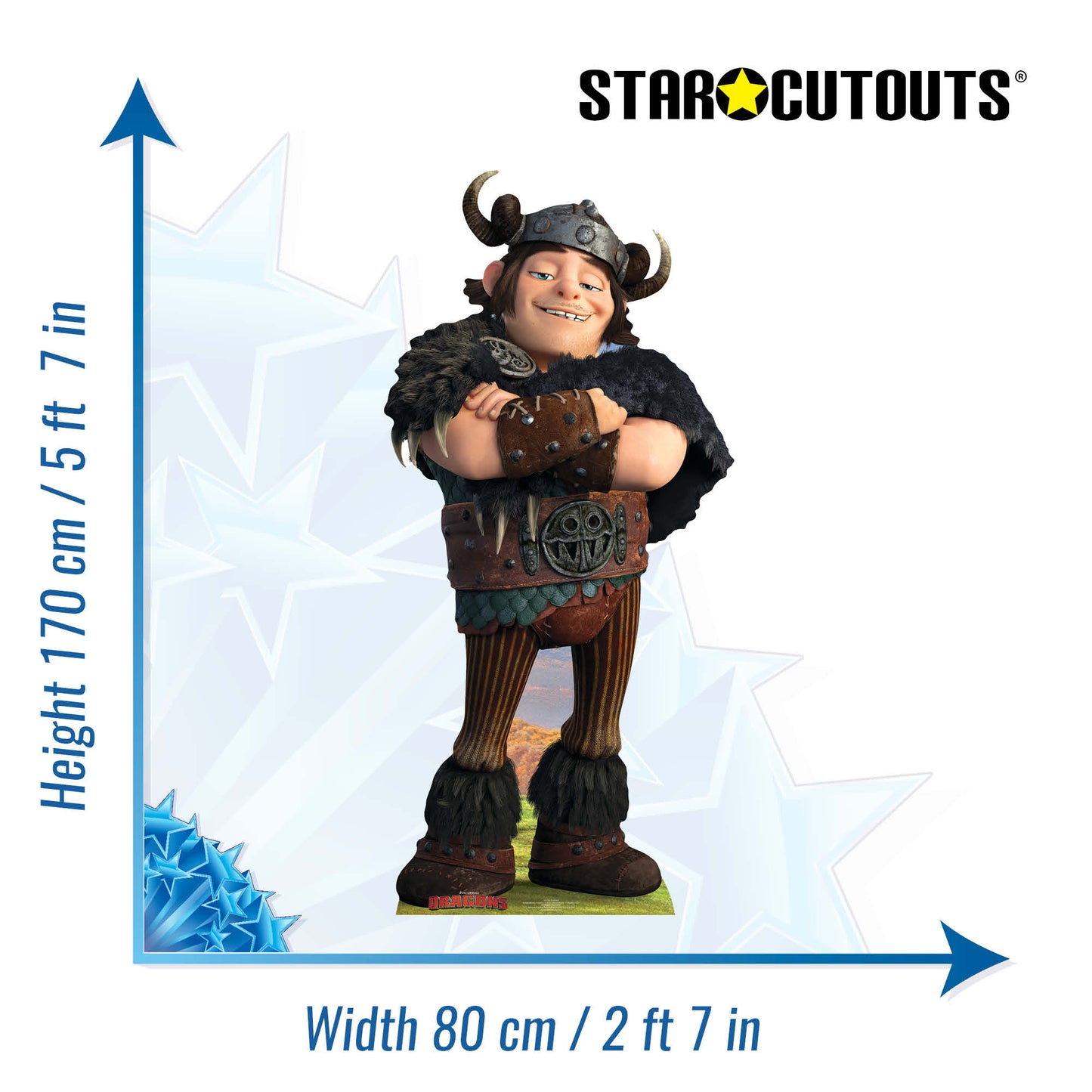 SC735 Snotlout Cardboard Cut Out Height 170cm