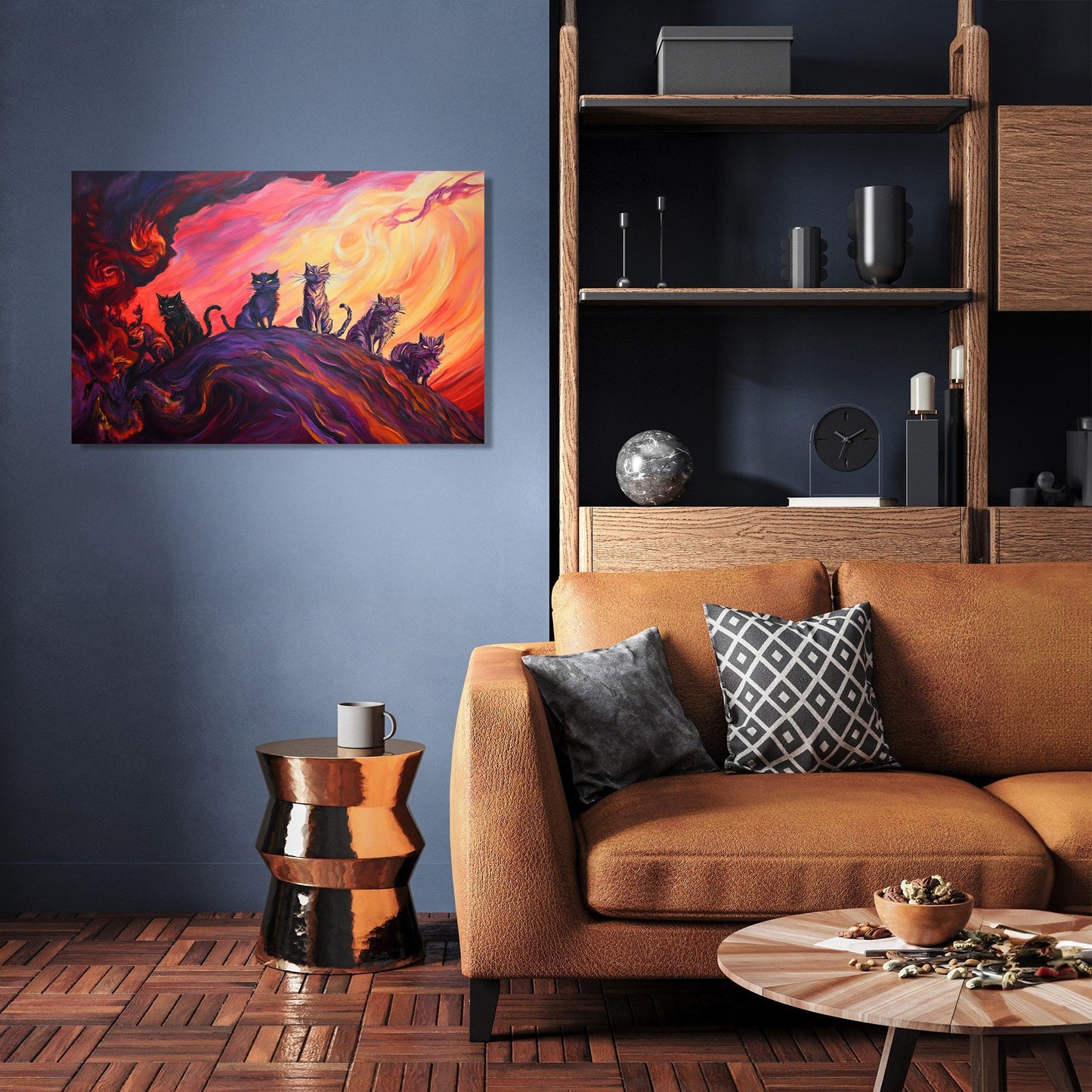 Cats in the Storm Canvas