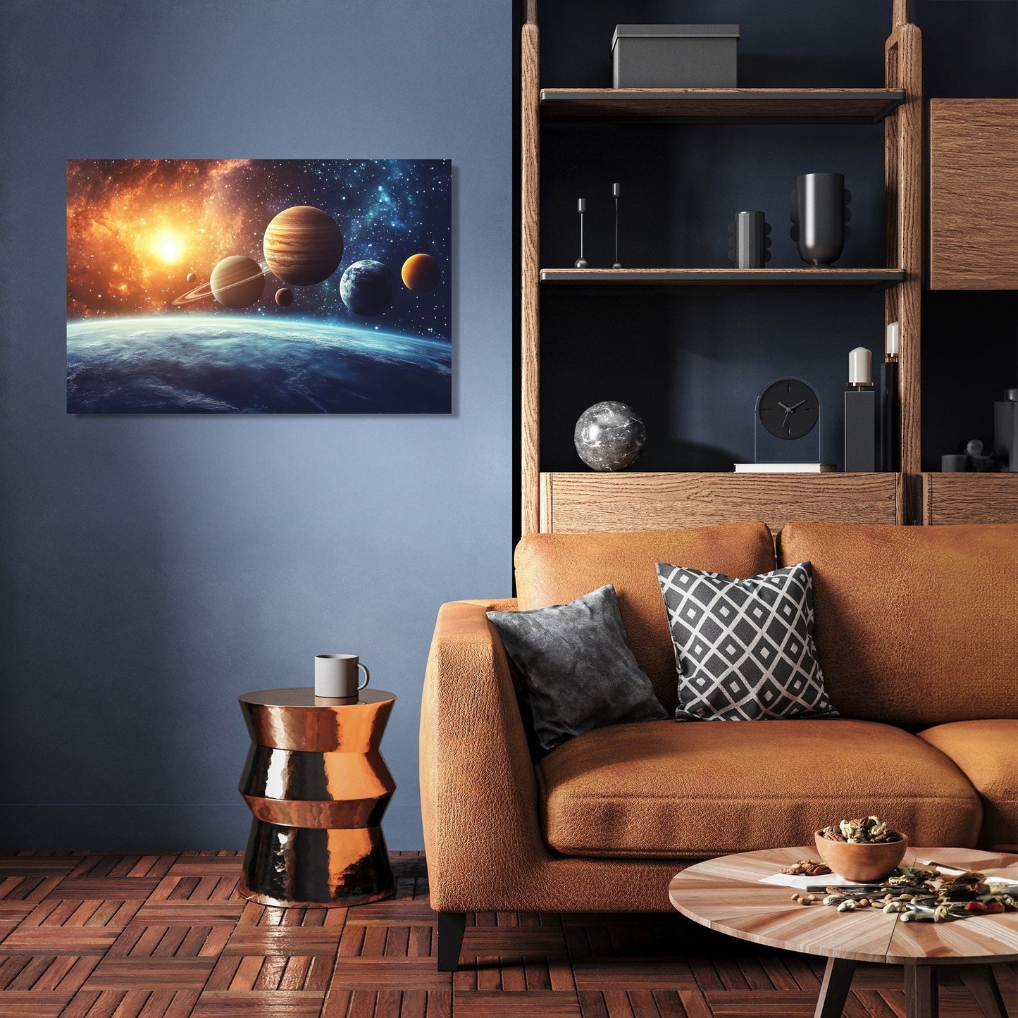 Planetary Elegance Canvas