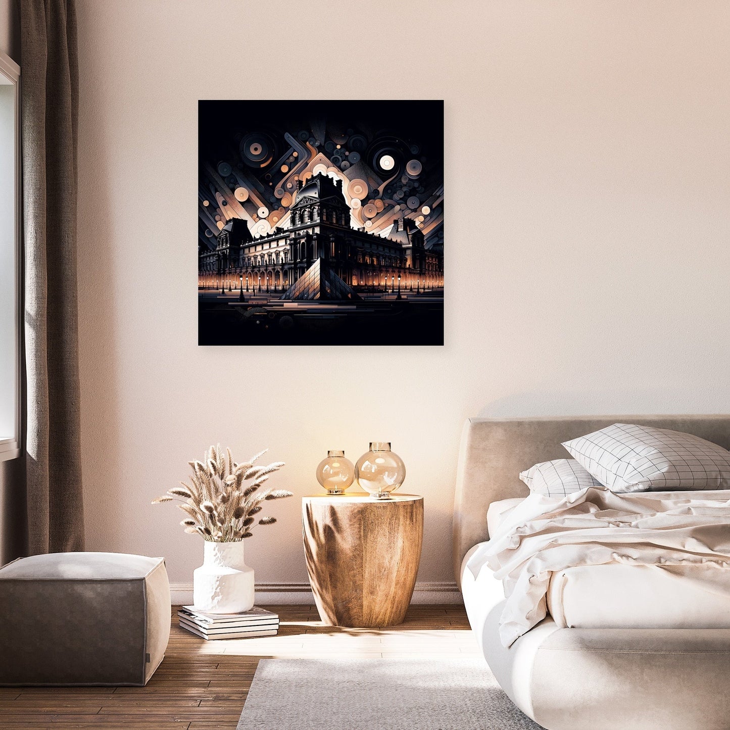 Ghosts of Paris Louvre Canvas