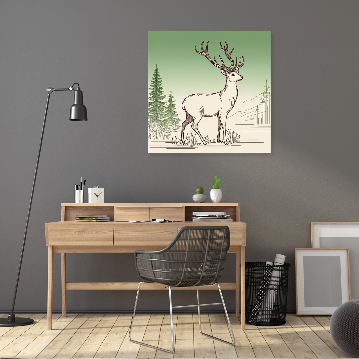 Graceful Deer Canvas