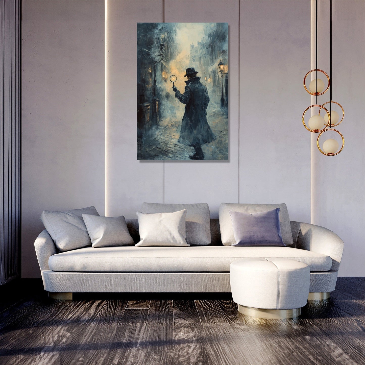 The Detective’s Path Canvas