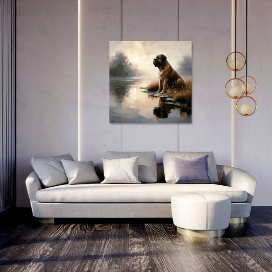 Dawn's Loyalty Bullmastiff Canvas