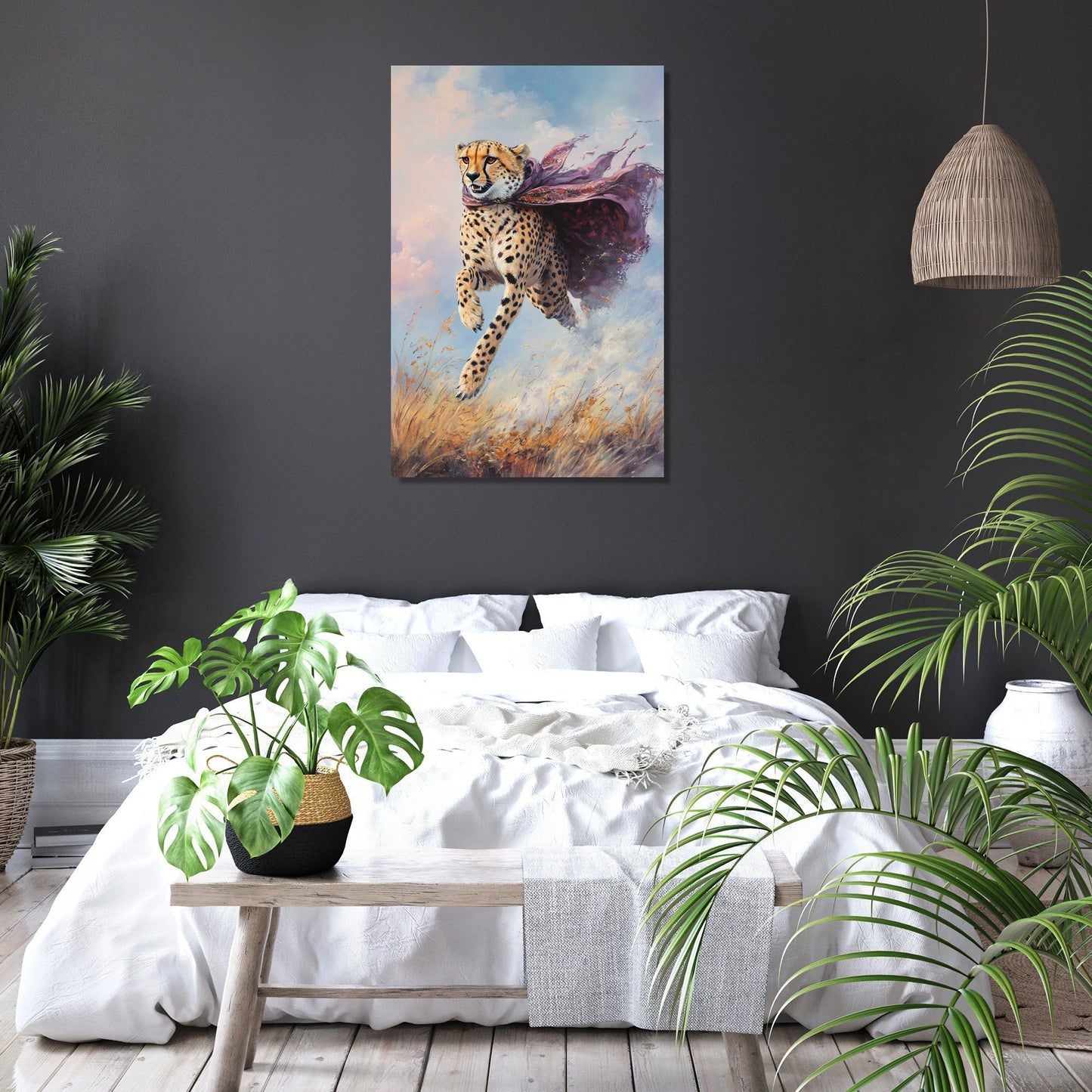 Cheetah’s Flight Canvas
