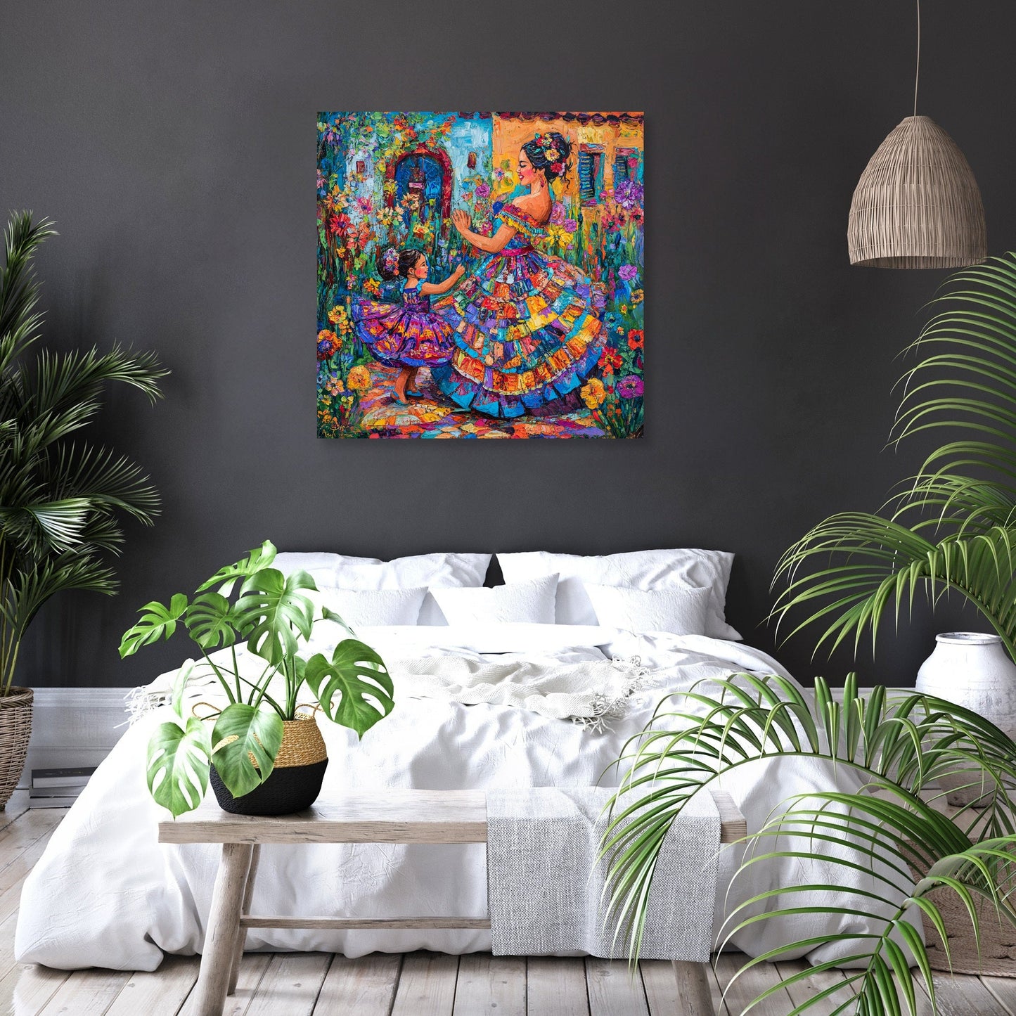 Dancing Mother Canvas