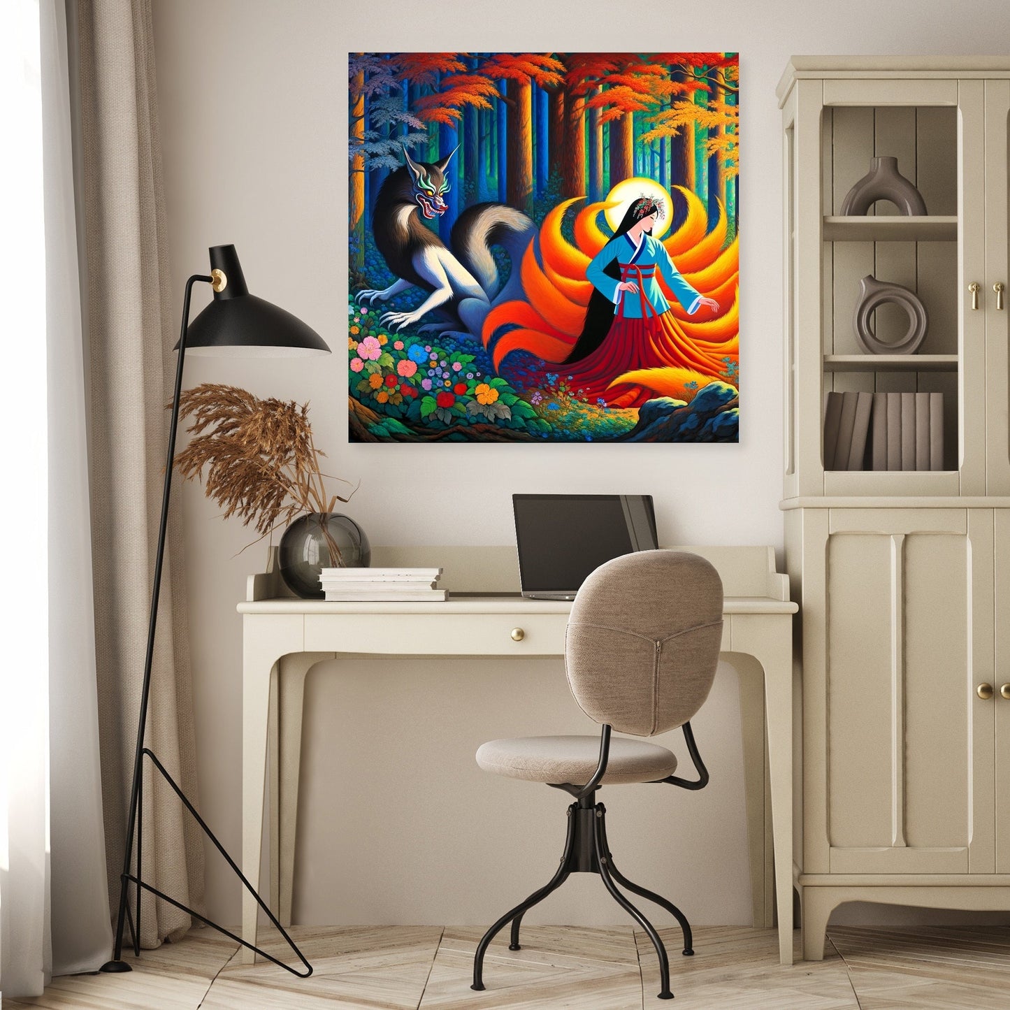 Mythical Transformation Gumiho Canvas
