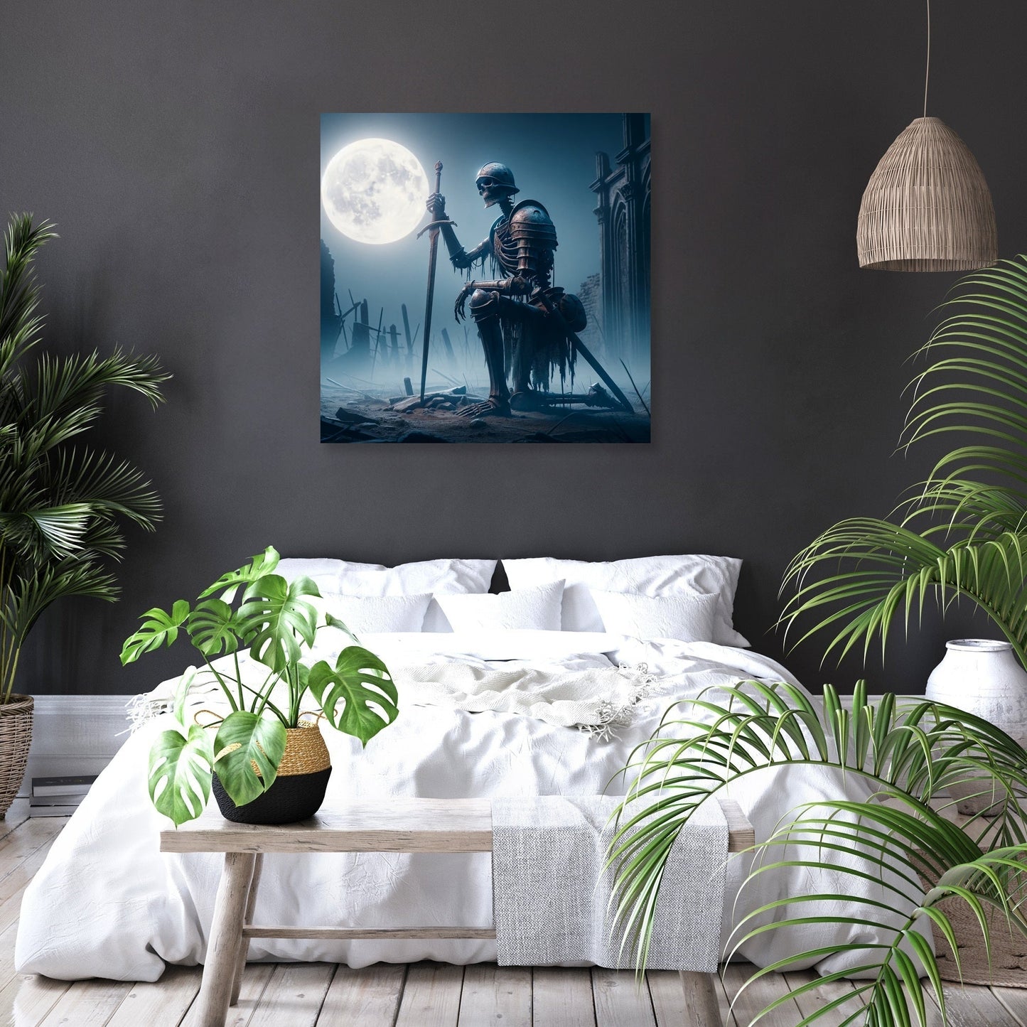 Guardian of the Forgotten Battlefield Canvas