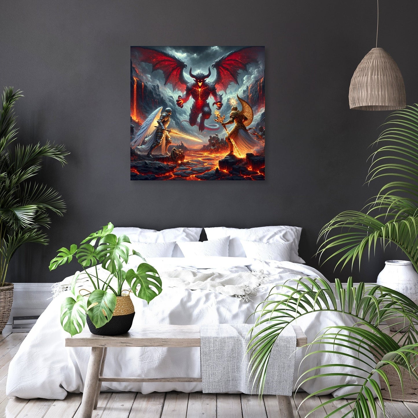Crater Clash Canvas