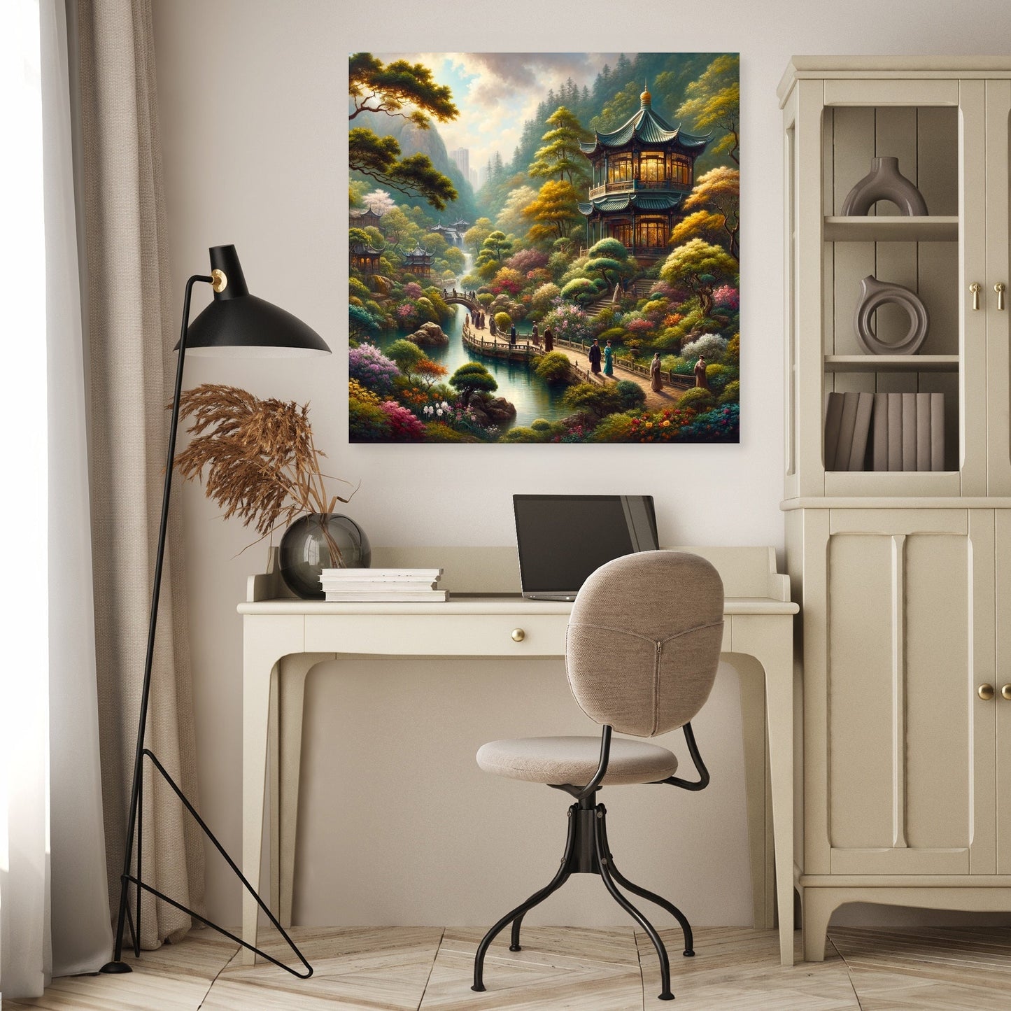 Springtime in Nan Lian Garden Canvas