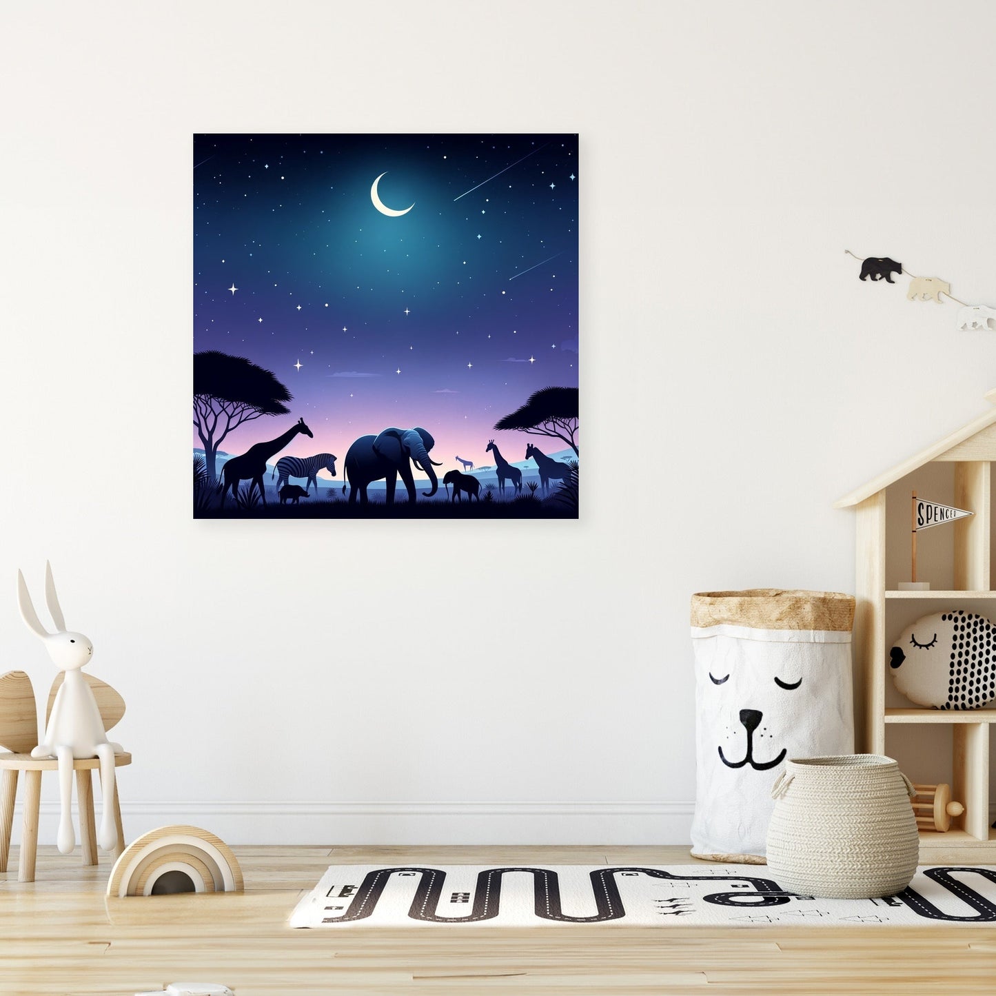Savannah Night Canvas