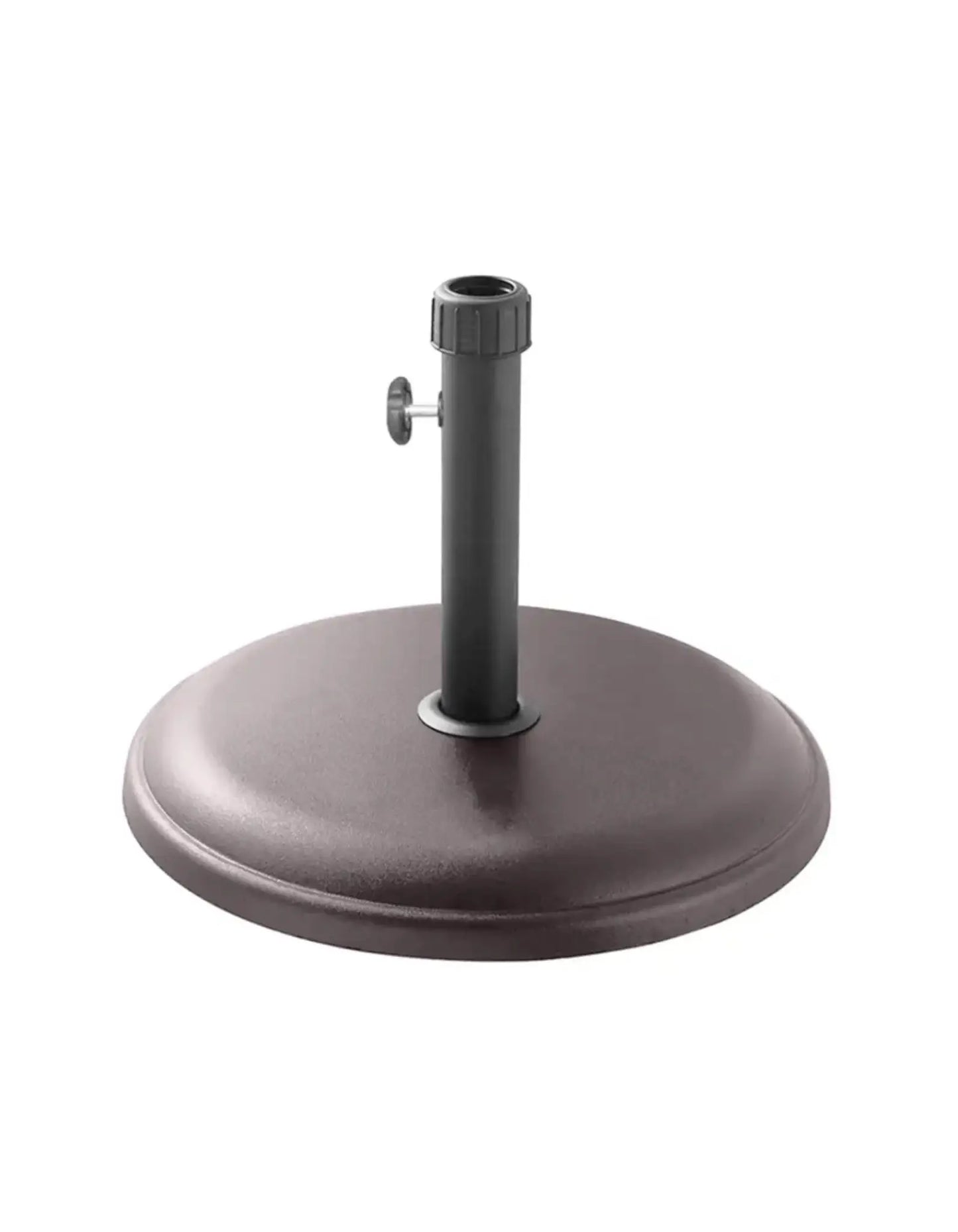 Polycrete Outdoor Parasol Base 16kg Round - Brown