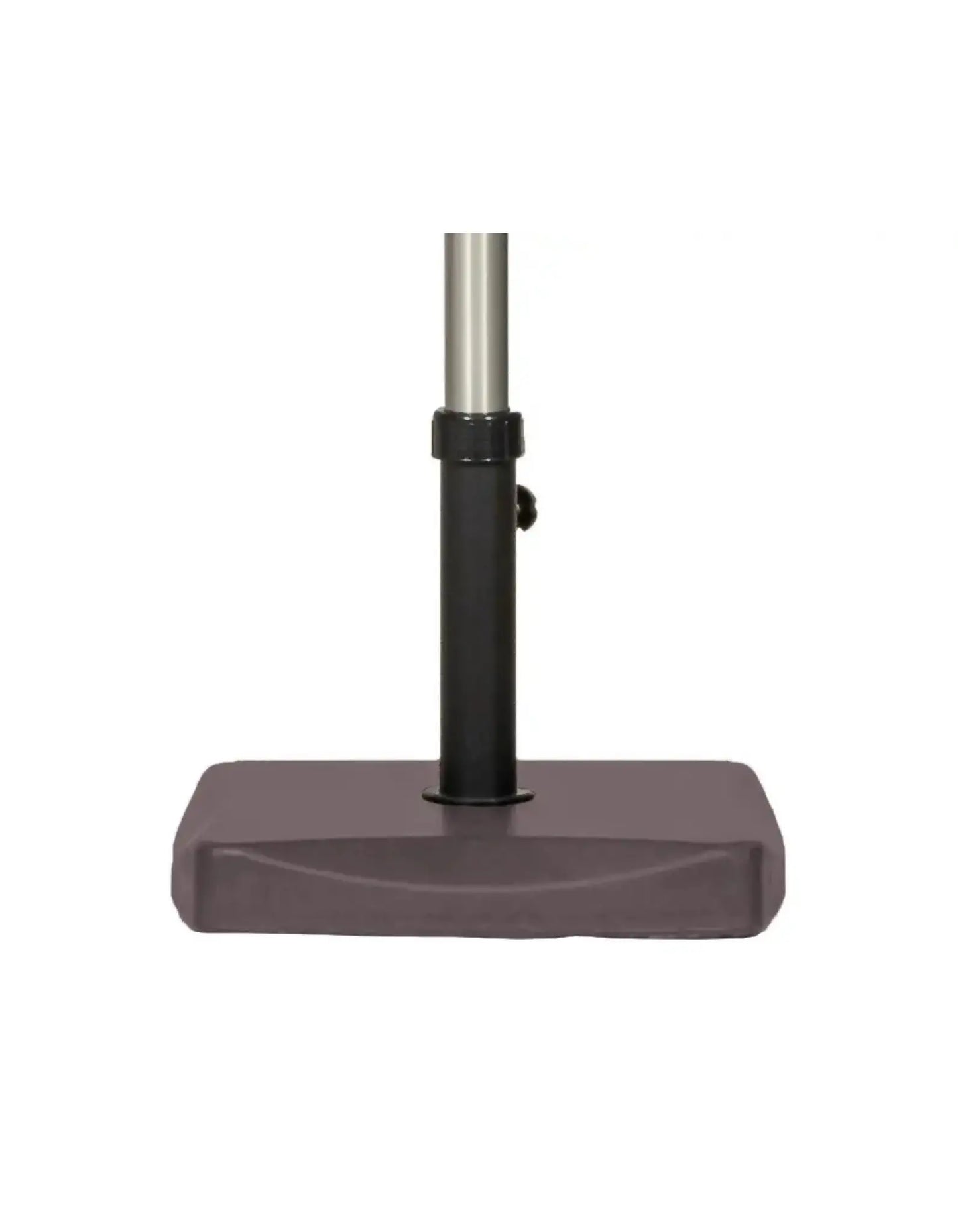 Polycrete Outdoor Parasol Base 25kg Square - Brown