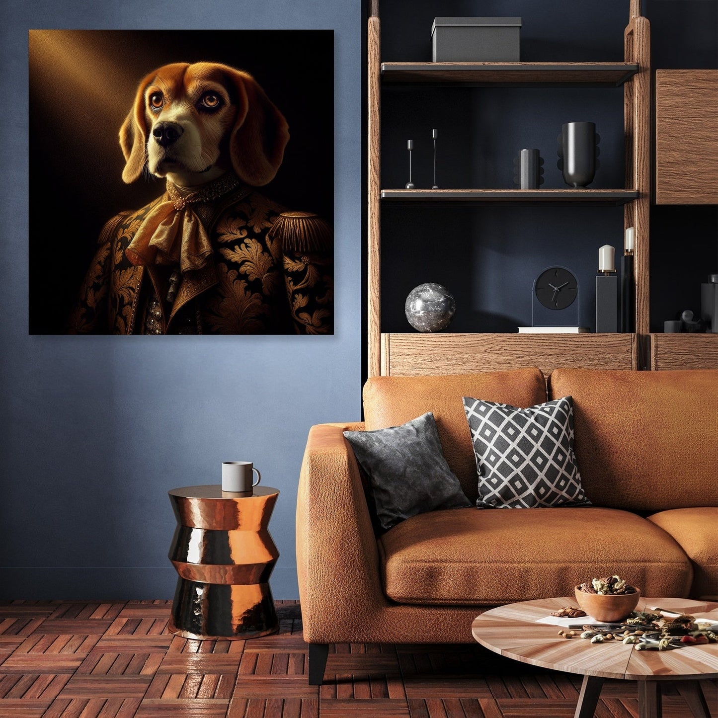 Regal Dawn Beagle Majesty Canvas