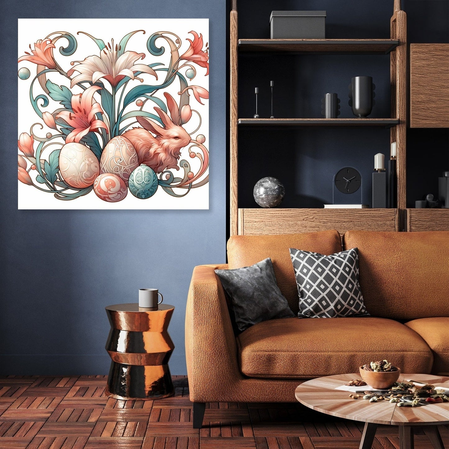 Nouveau Easter Whimsy Canvas