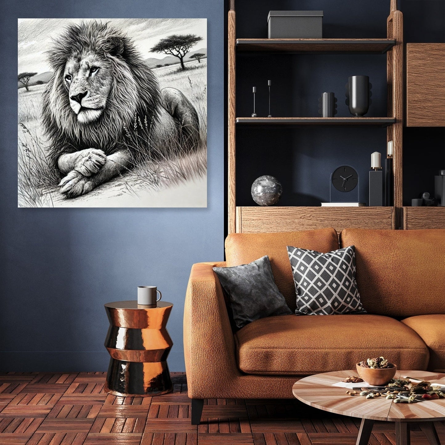 Serene Savannah Majesty Canvas