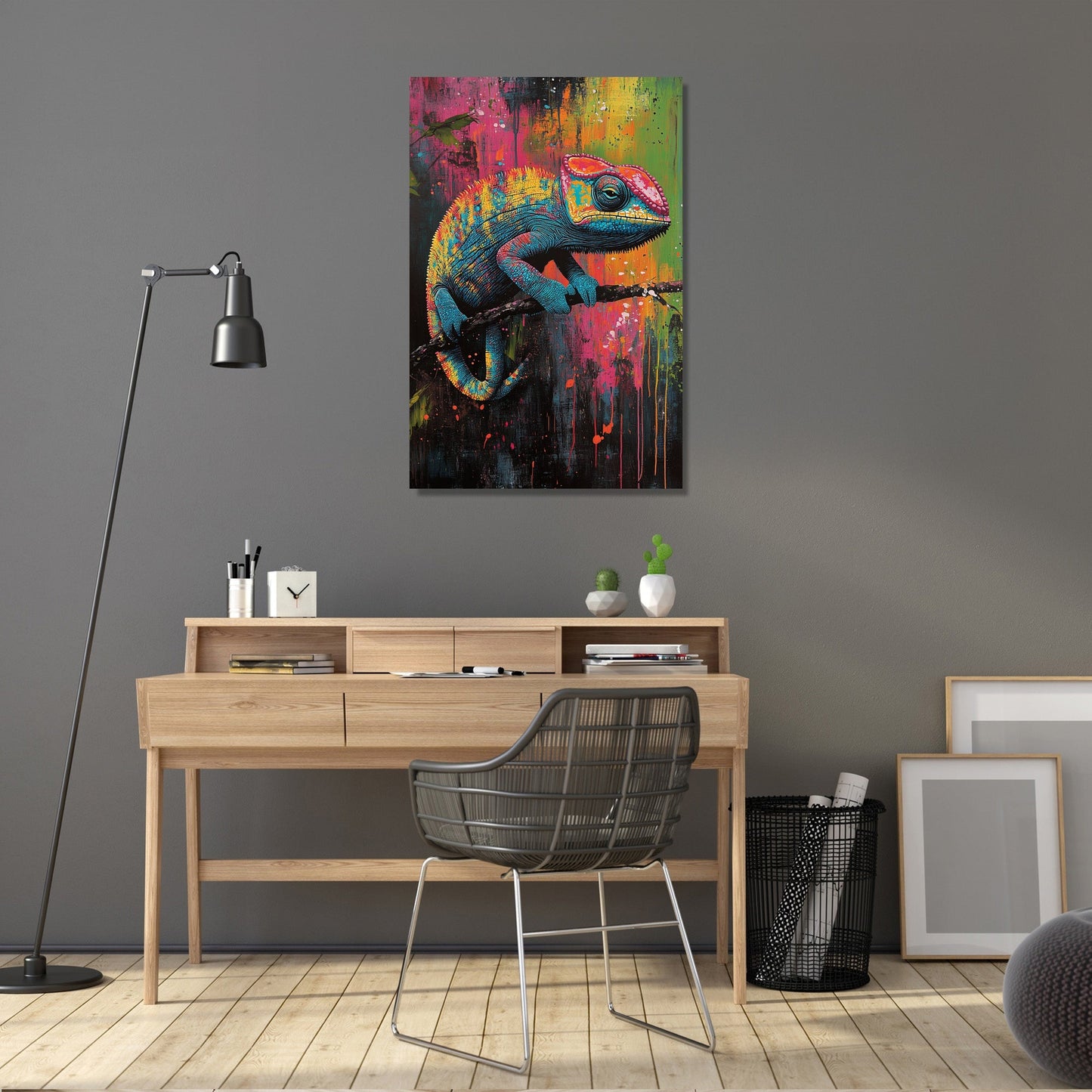 Chameleon Colour Dance Canvas