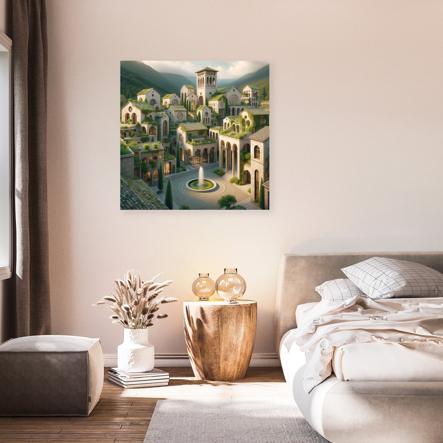 Romanesque Reimagined Canvas