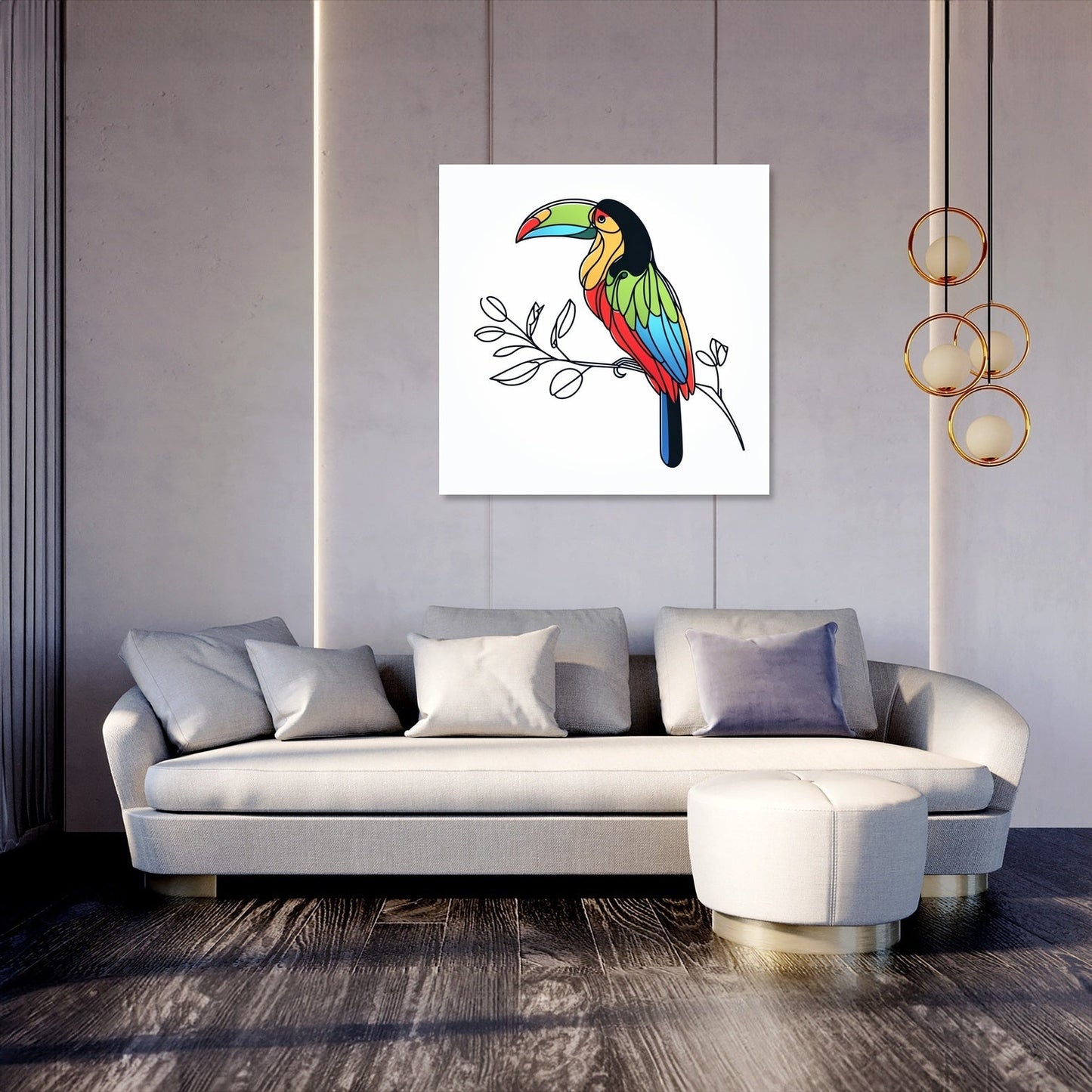 Vibrant Minimalism Canvas