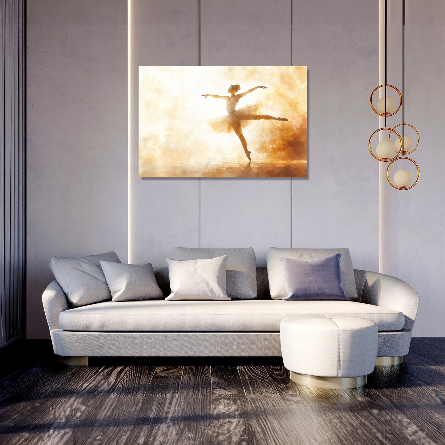 Nostalgic Ballerina Canvas