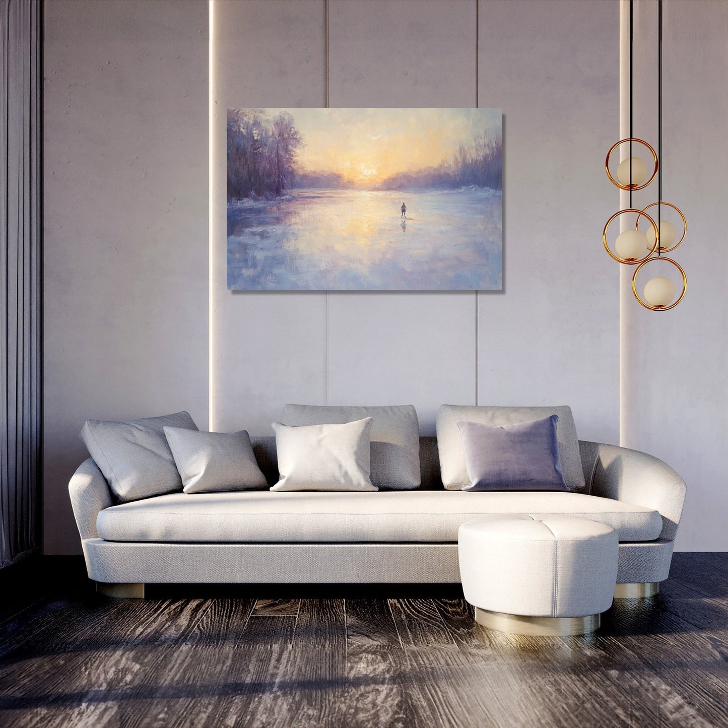 Sunset Skater Canvas