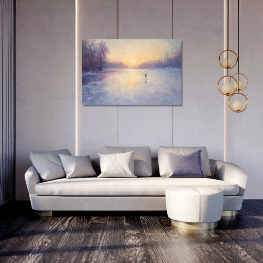Sunset Skater Canvas