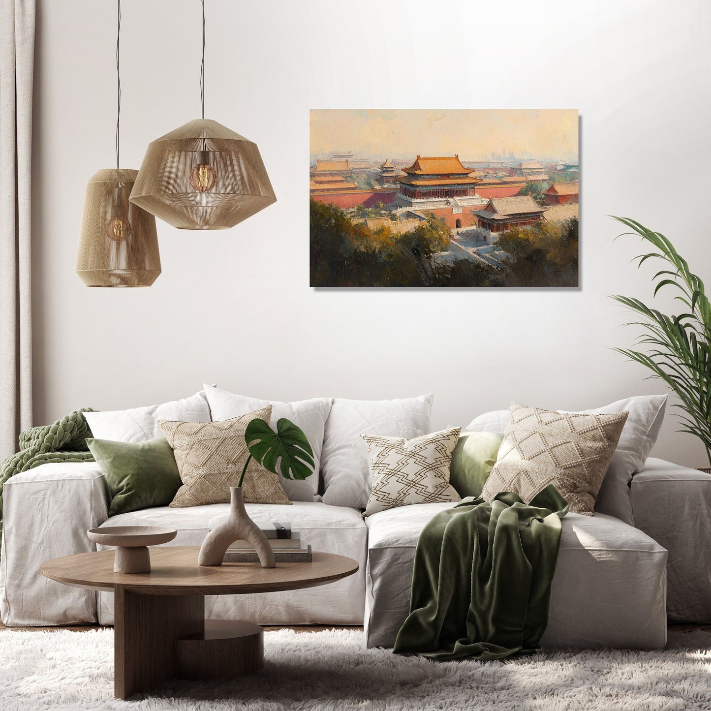 Forbidden City Illumination Canvas