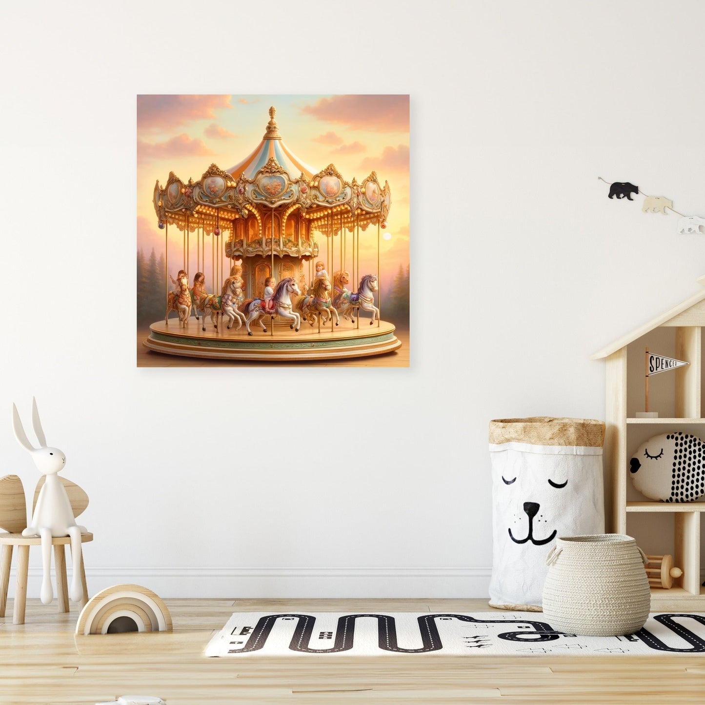 Carousel Magic Canvas