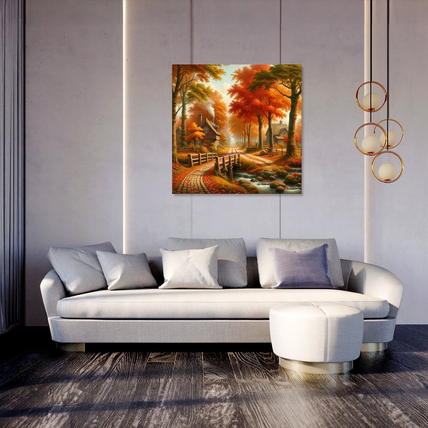 Autumn Lane Canvas