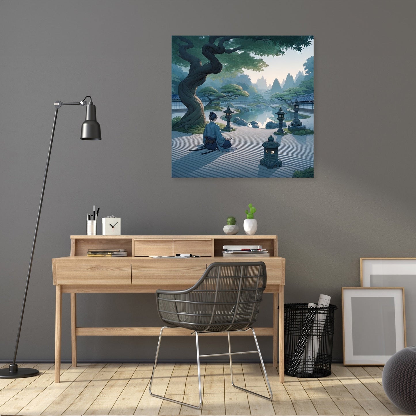 Samurai Serenity Canvas