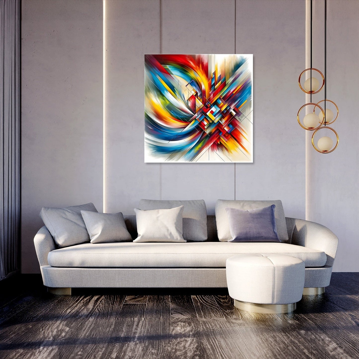 Color Burst Canvas