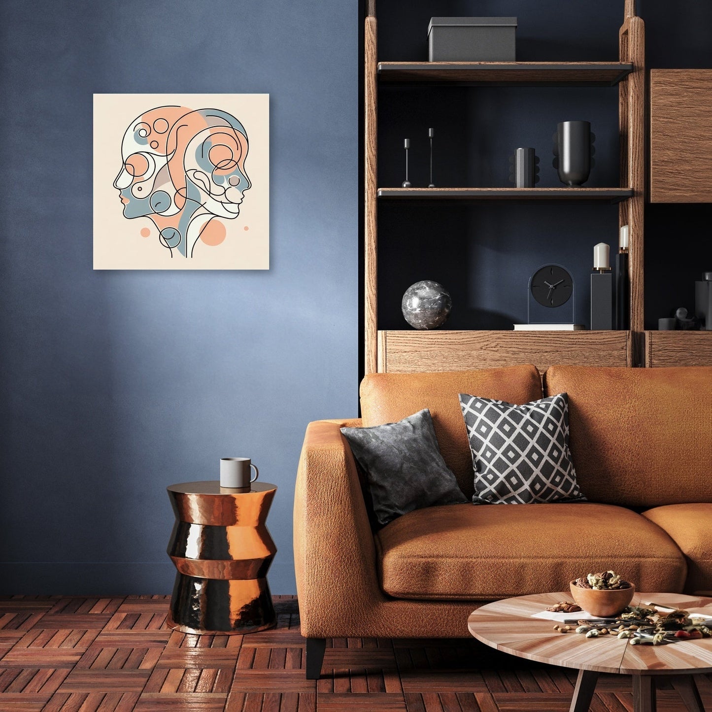 Faces in Harmony Canvas