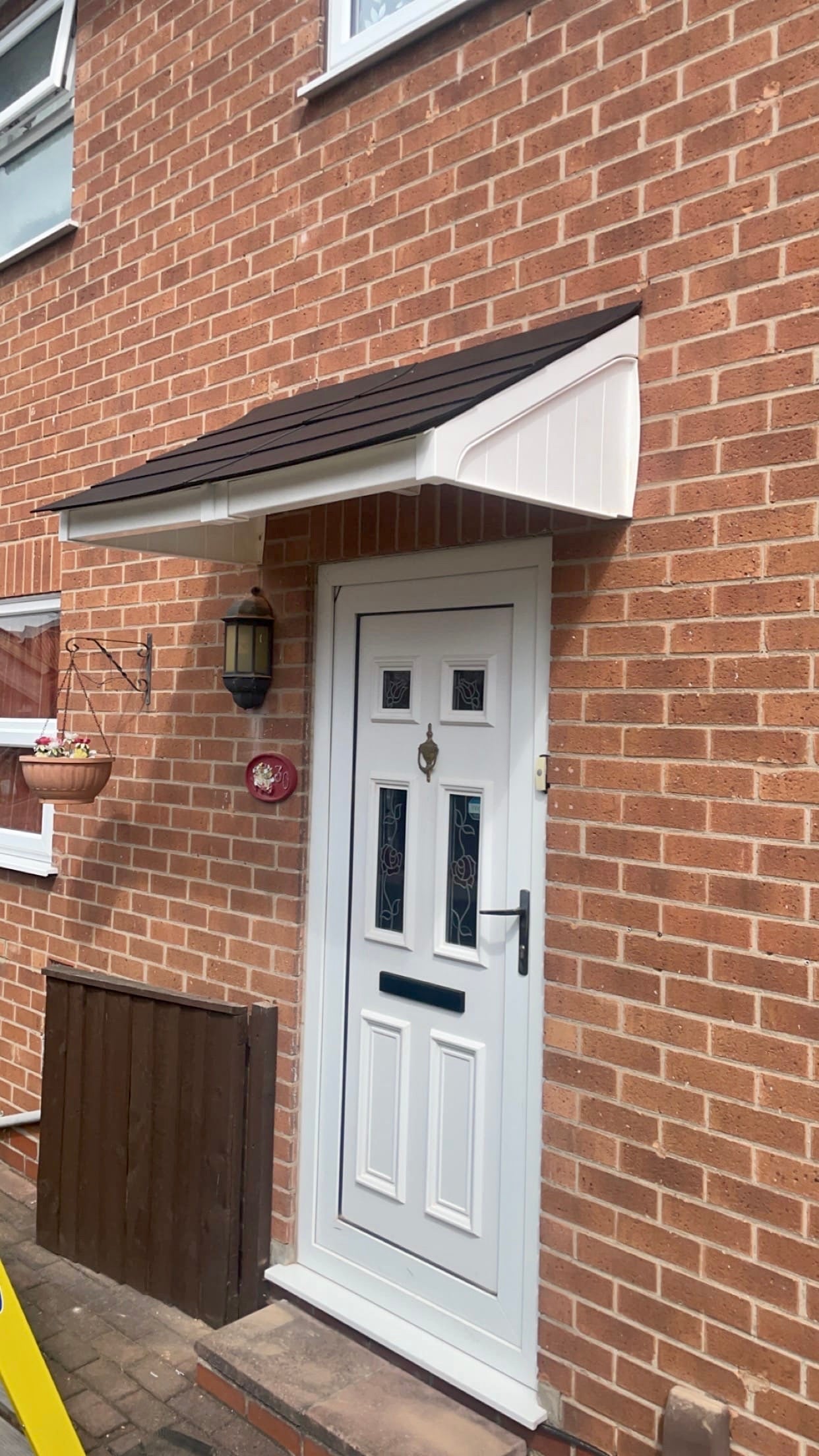 Cransley Lean-To Door Canopy - Flat Pack Porch Canopy