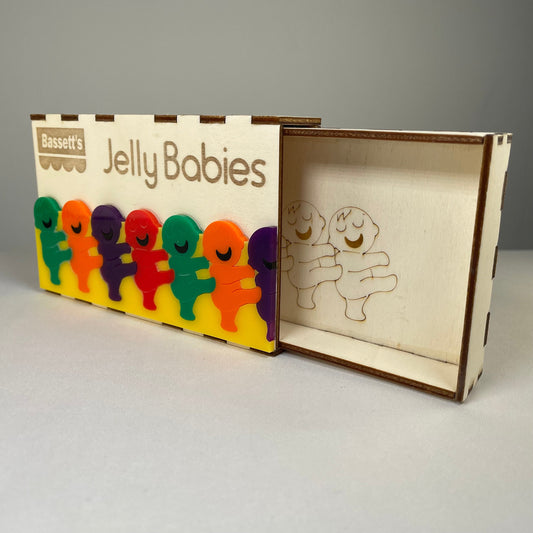 Jelly Babies Box - Flatpack Model Kit by Curious Rabbit ®